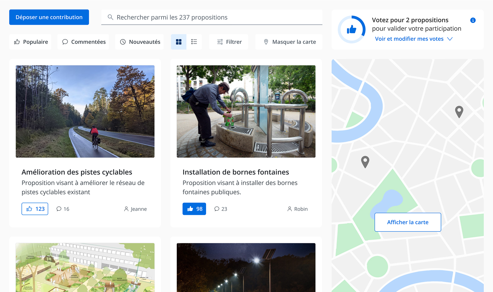 Amélioration de l'expérience participant