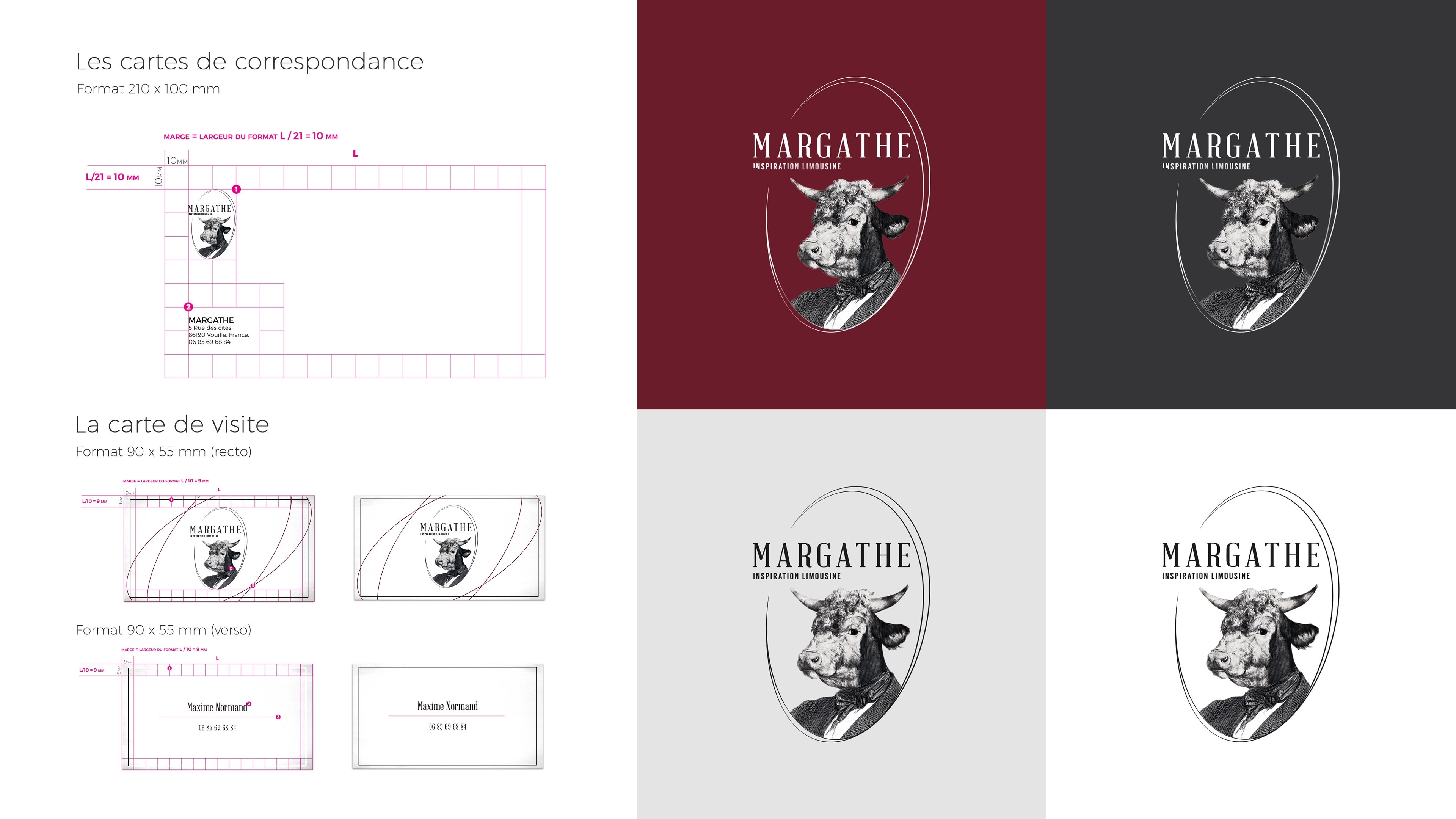 MARGATHE - Logo et déclinaisons