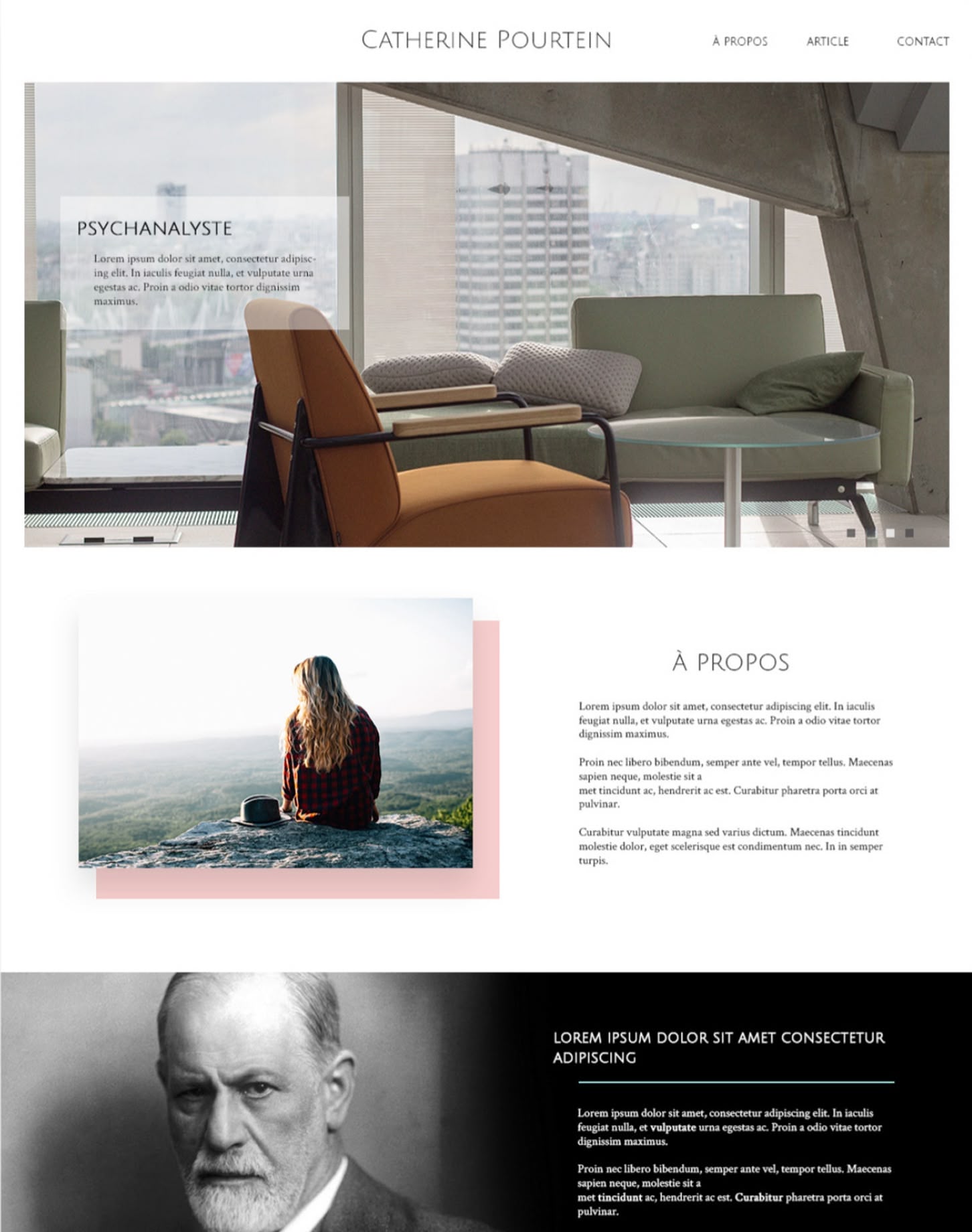 Projet Web - Site Psychologue